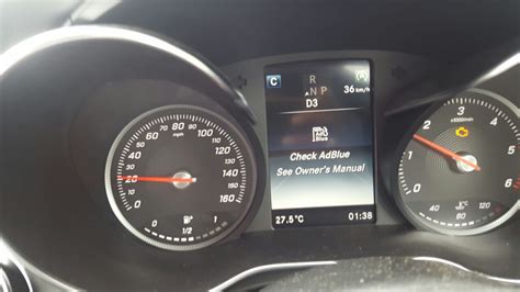 REad up in your owners manual so you. . Mercedes check adblue see owners manual